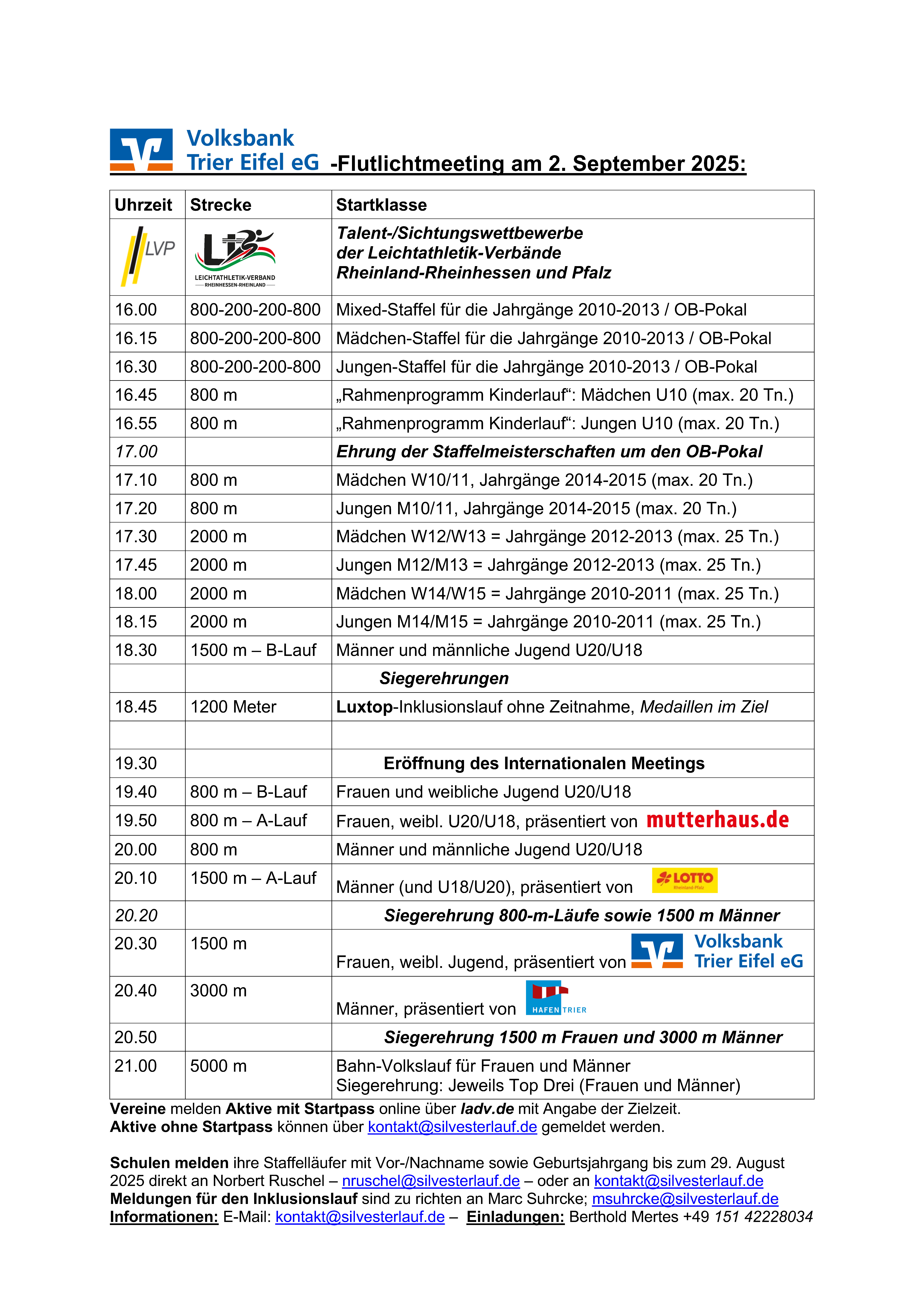2025 Flutlichtmeeting Ausschreibung Seite 2